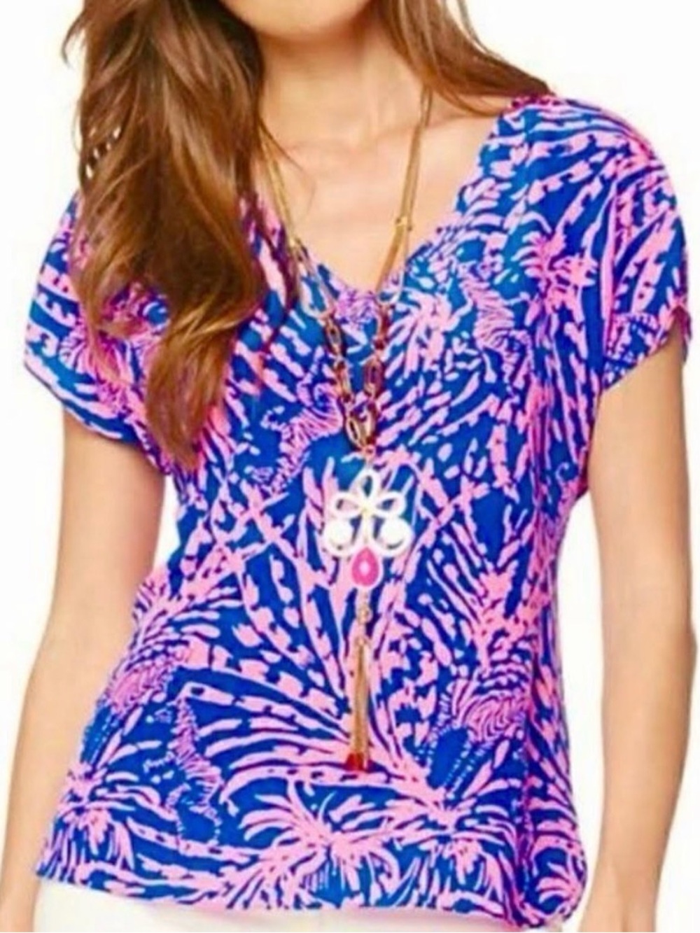 Lilly Pulitzer Rolling in the Grass Top